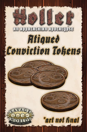 Holler: An Appalachian Apocalypse Antiqued Conviction Coins