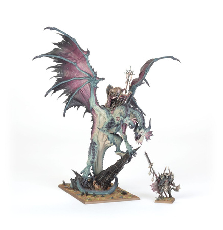 The Old World Warriors of Chaos: Lord/Sorcerer on Chaos Dragon
