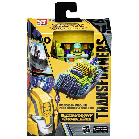Transformers Legacy Evolution Buzzworthy Bumblebee Robots in Disguise 2000 Universe Tow-Line