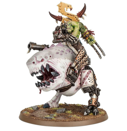 Warhammer 40.000 Orks: Mozrog Skragbad / Beastboss on Squigosaur