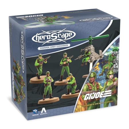  G.I. JOE Heroscape: Greenshirts & Battle Copter Common Army Expansion