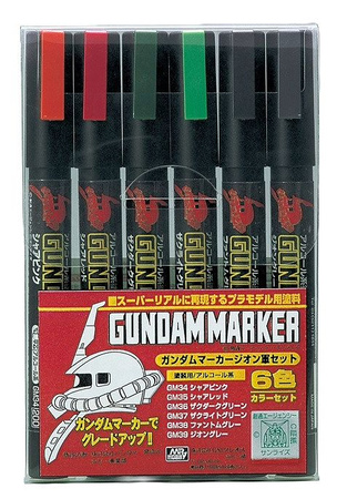 Gundam Marker Zeon Set
