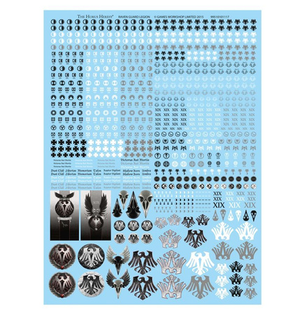 Warhammer The Horus Heresy: Legiones Astartes Raven Guard Legion Transfer Sheet