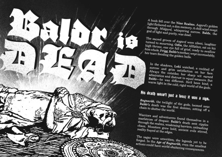 Berserkr: Core Rulebook Limited Edition (Black w/Silver Foil)