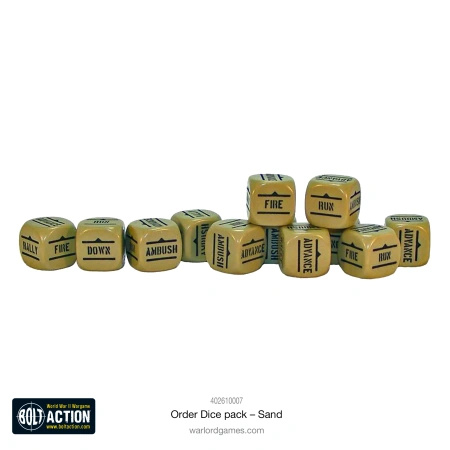 Orders Dice Pack Sand