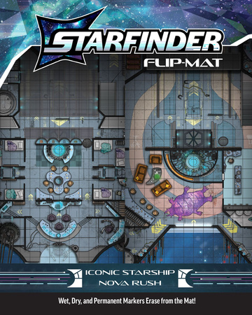 [PRZEDSPRZEDAŻ] Starfinder Flip-Mat: Iconic Starship—Nova Rush