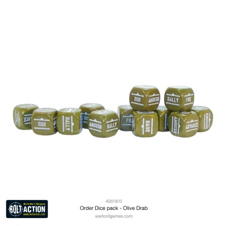 Orders Dice Pack Olive Drab