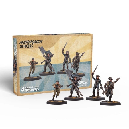 Fallout Miniatures: Minutemen Officers