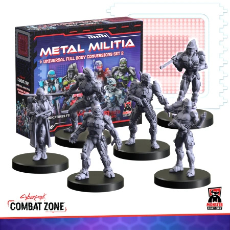 Cyberpunk Red Combat Zone: Metal Militia (Full Body Conversions 2)