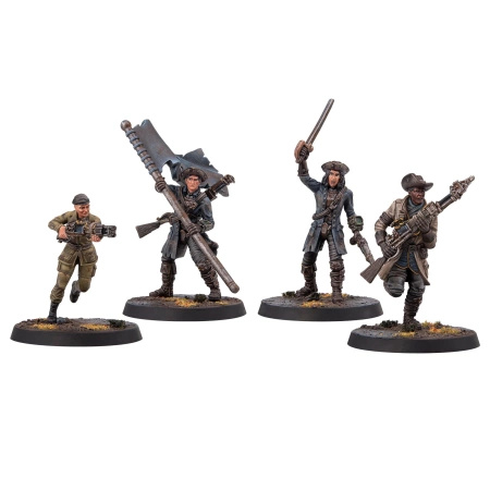 Fallout Miniatures: Minutemen Officers