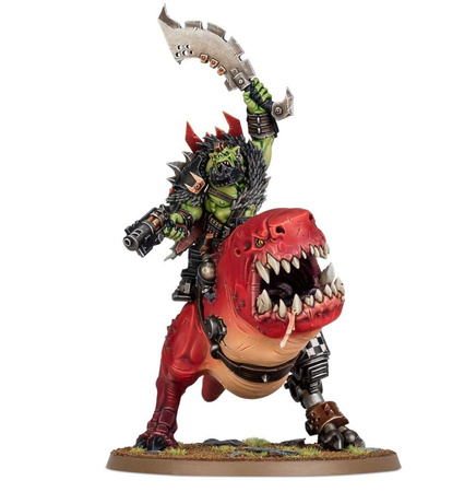 Warhammer 40.000 Orks: Mozrog Skragbad / Beastboss on Squigosaur